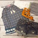 Haven Girl top with Tractr shorts and Sam Edelman sandals